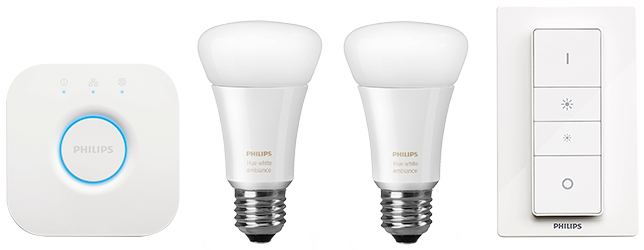 Philips Hue White Ambiance starter kit A19