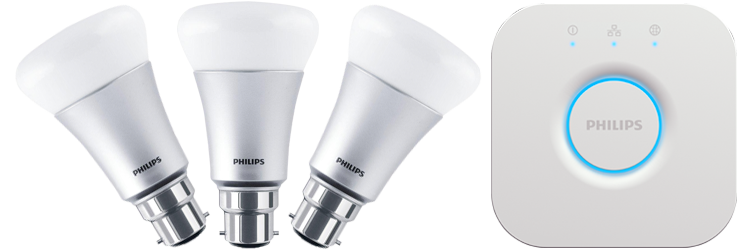 Philips Hue White and Color 9W B22 Starter Kit